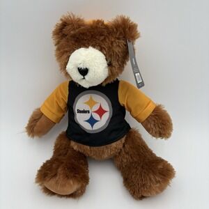 NWT NFL‎ Pittsburg Steelers Teddy Bear Plush Toy Steelers Hoodie Good Stuff Bear